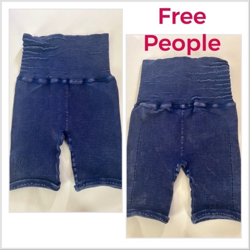 New Happiness Runs Bike Shorts in Galactic Blue $40 XS/S